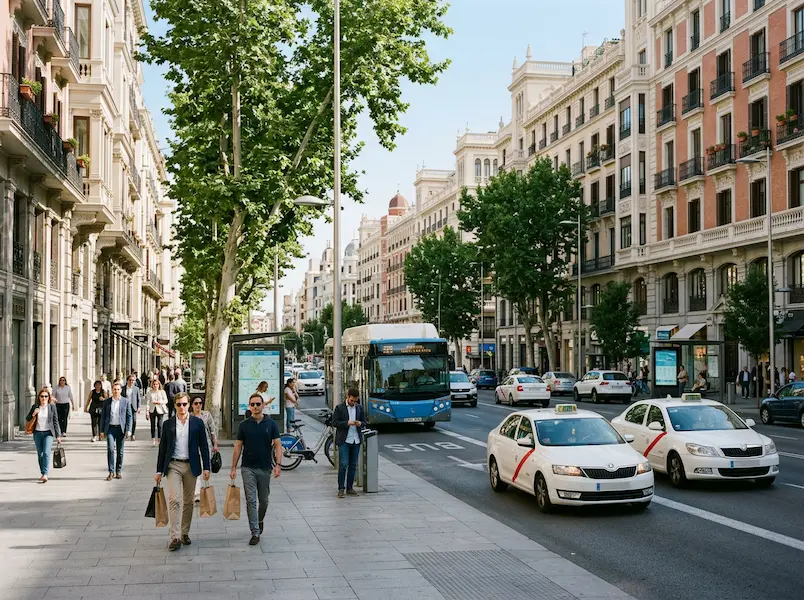 Transporte y conectividad desde el barrio de Salamanca