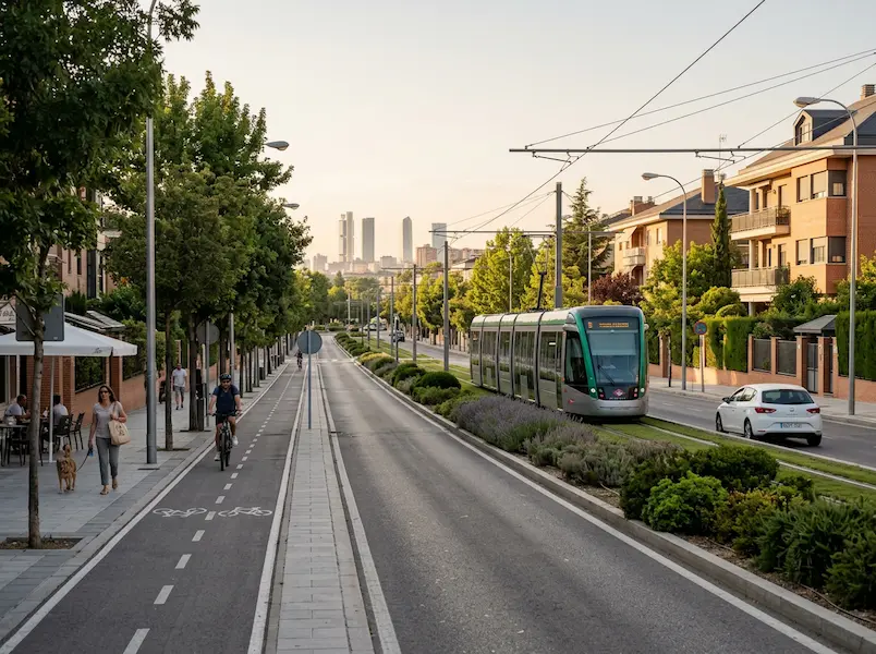 Transporte y conectividad en Pozuelo de Alarcón