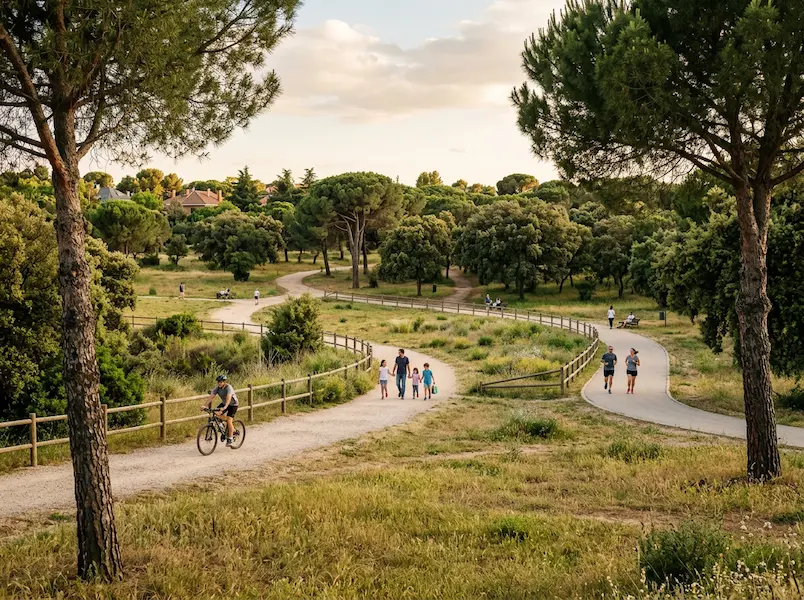 Zonas verdes, deporte y calidad de vida en Las Rozas