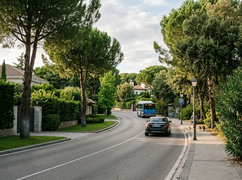 cómo se llega al centro de Madrid desde La Moraleja